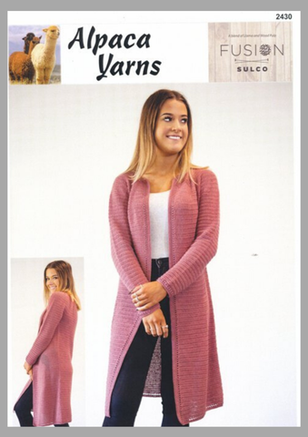 2430 Crochet Ladies Cardigan Leaflet