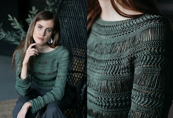 Crochet Sweaters with a Textured Twist