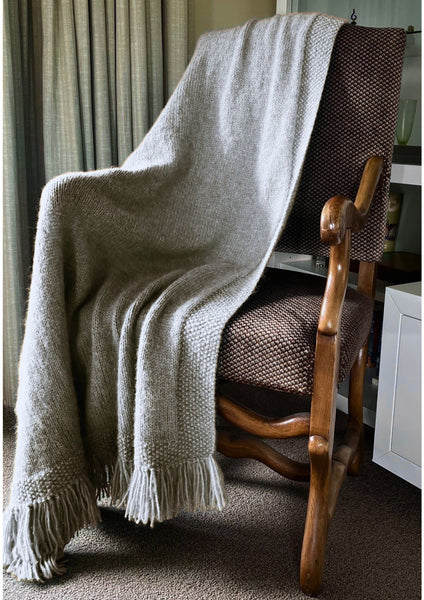 Baby Brushed Alpaca Throw | Project Kit