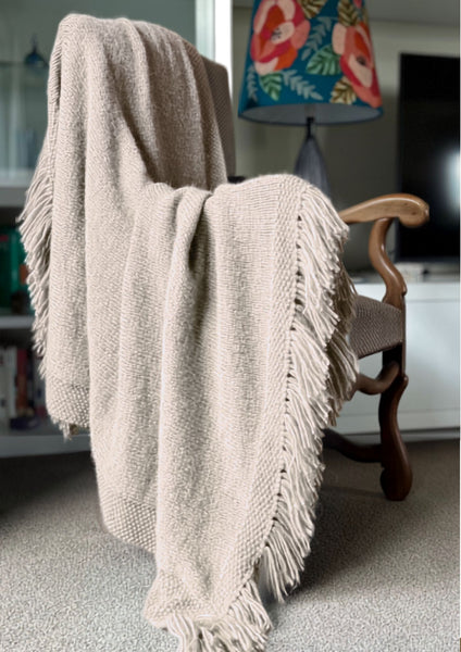 Baby Brushed Alpaca Throw | Project Kit