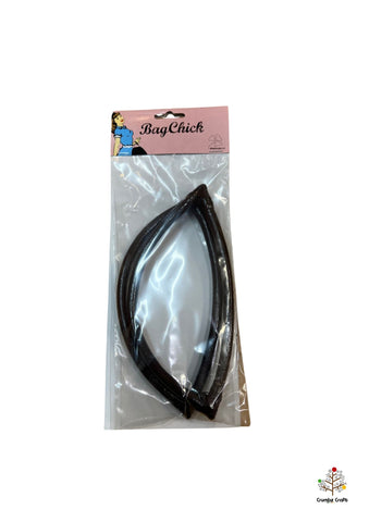 Bag Handles Eye Brown 200mm 2pk