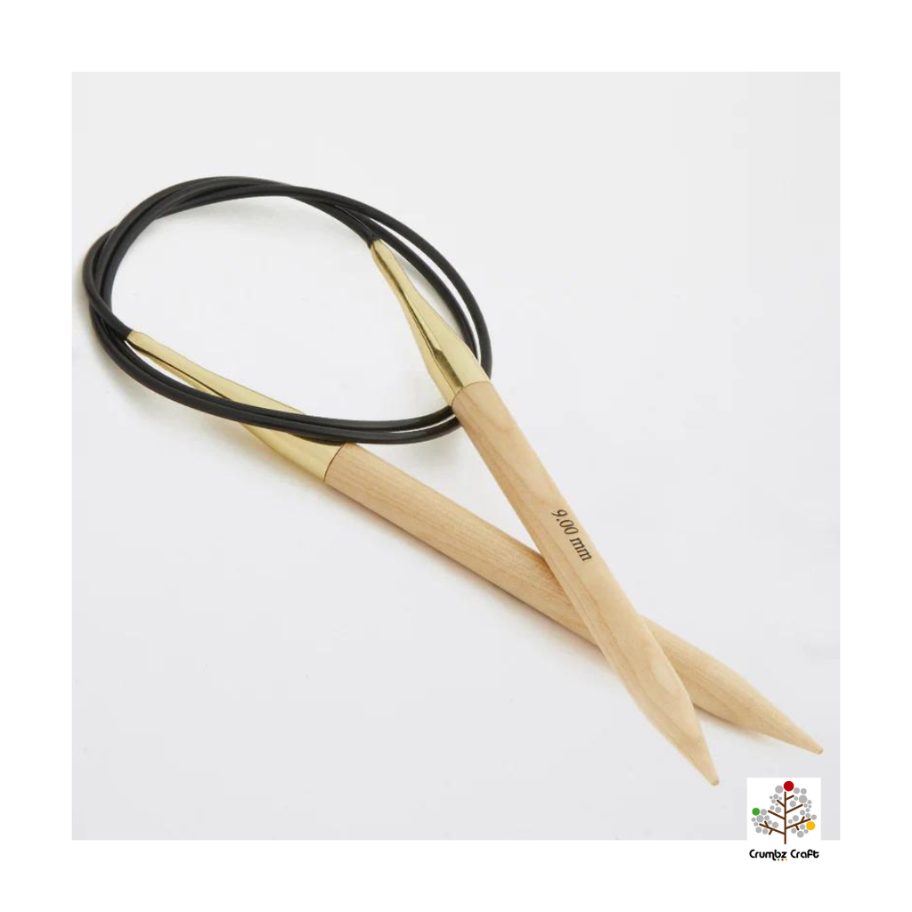 Bamboo Fixed Circular Needles 80cm