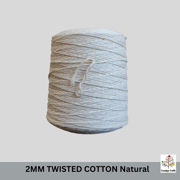 Twisted Cotton Cones | 2mm