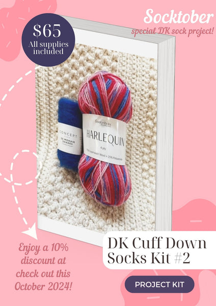 Sock Kit #2 | DK Cuff Down Socks