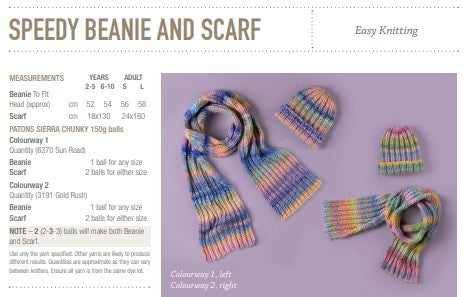 Speedy Beanie & Scarf | Project Kit