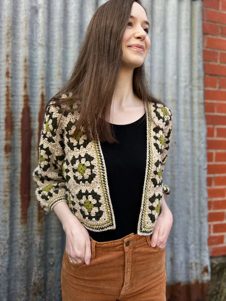 Betty Crochet Jacket | Cropped Length | Project Kit