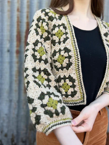 Betty Crochet Jacket | Cropped Length | Project Kit