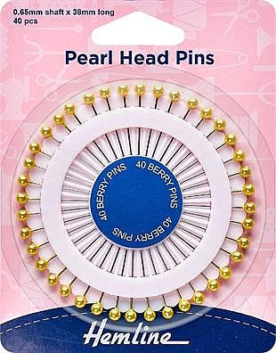 Plastic Head Pins 40pk