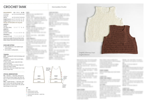 Crochet Tank Project Kit