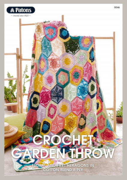 0046 Crochet Garden Throw Leaflet