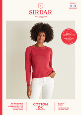 10112  Knitted Long Sleeve Top Leaflet