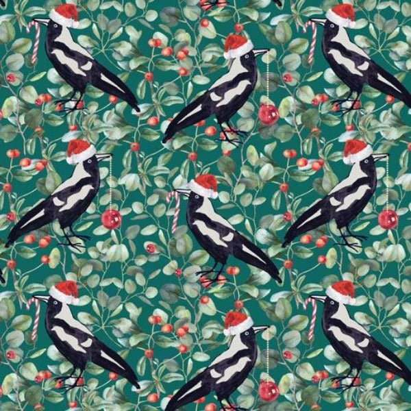 Unalloyed Aussie Christmas Magpie Carols Green 1000H