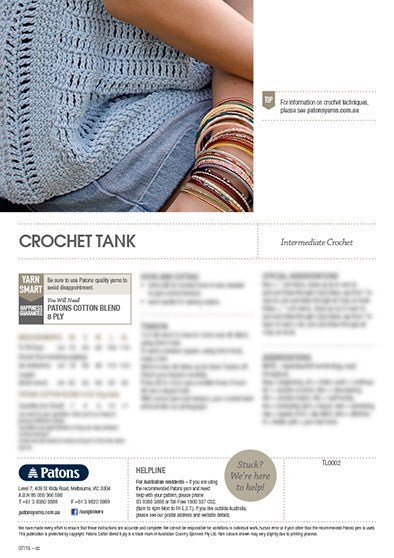 0025 Crochet Tank