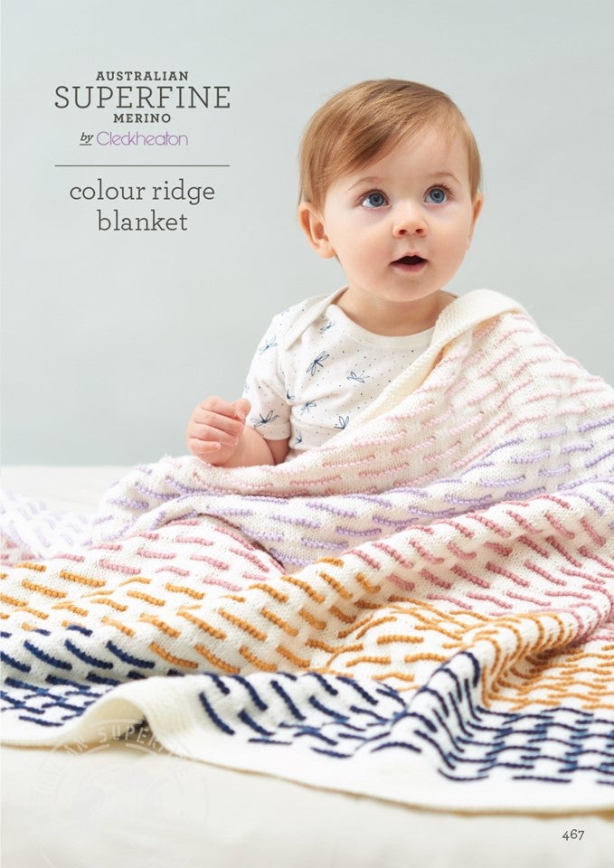 467 Colour Ridge Blanket Leaflet