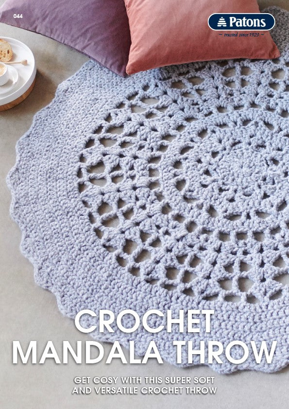 044 Crochet Mandala Throw Leaflet