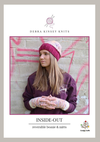 4457 Inside-Out Reversible  Beanie & Mitts Leaflet