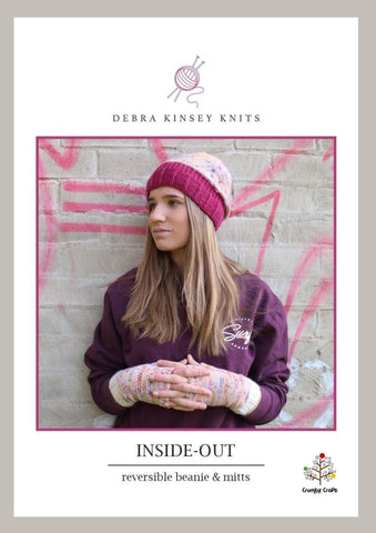 4457 Inside-Out Reversible  Beanie & Mitts Leaflet