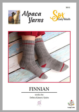 5013 Finnian Rib Socks (e-pattern)