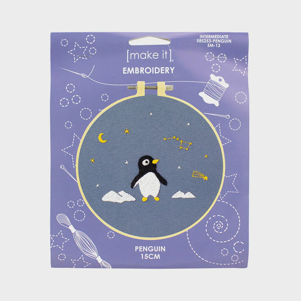 585253 Embroidery Kit Penguin EM-13