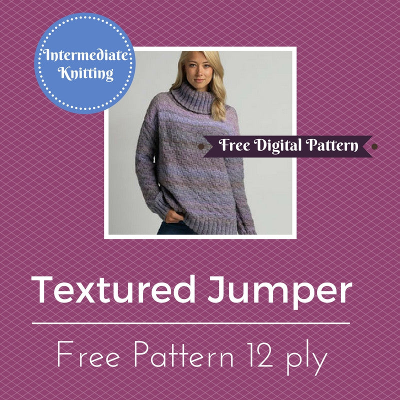 Textured Jumper (Free e-pattern)