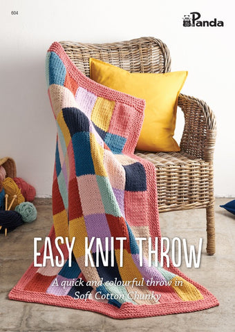604 Easy Knit Throw Leaflet