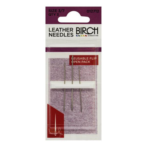 Leather Needles Size 3/7 Qty 3 012712