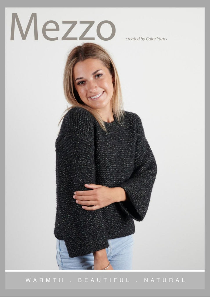 CY166 Mezzo Garter Sweater (e-pattern)
