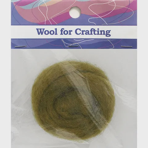 Combed Wool 10g Olive