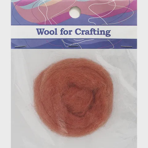 Combed Wool 10g Terracotta