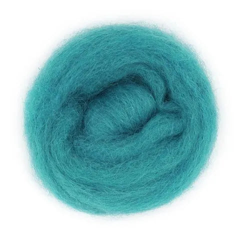 Combed Wool 10g Torquoise