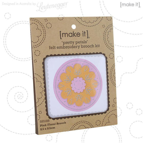 Felt Embroidery Brooch Kits