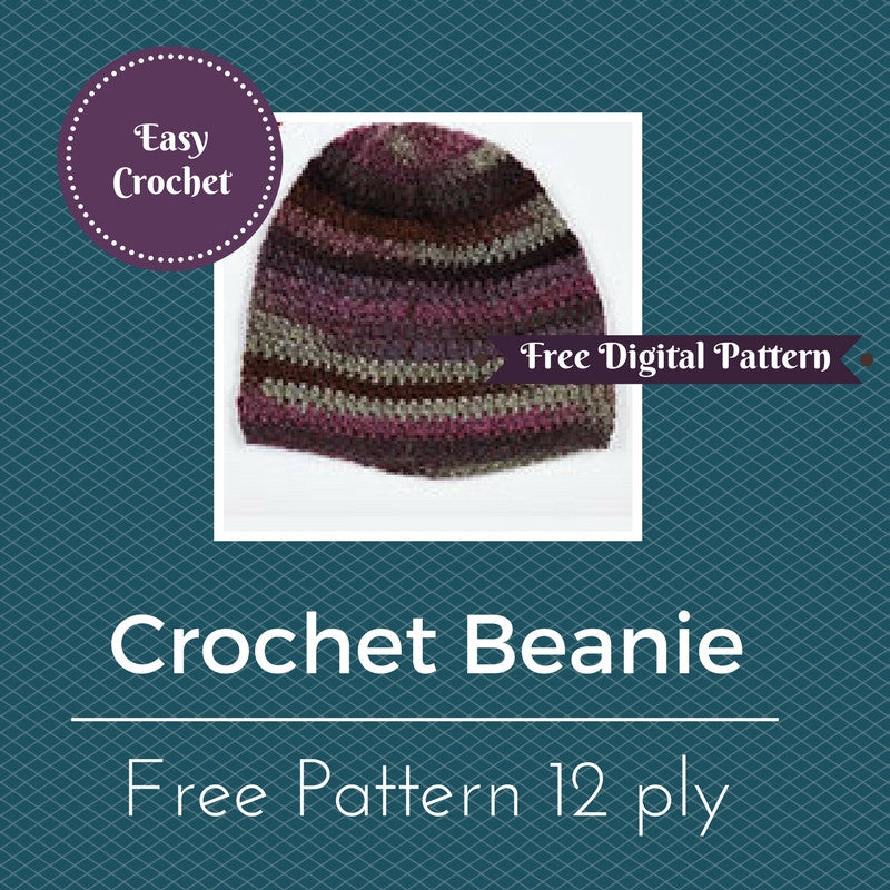 W513 Crochet Beanie (Free e-pattern)