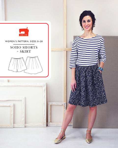 Soho Shorts + Skirt Pattern