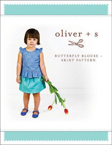 Butterfly Blouse + Skirt Pattern