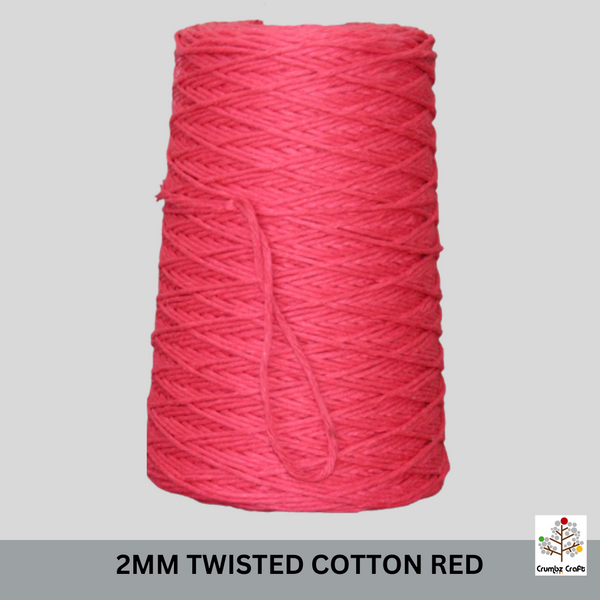 Twisted Cotton Cones | 2mm