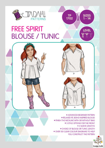 TP1702 Free Spirit Blouse/Tunic
