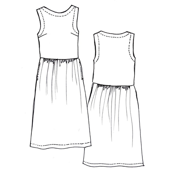 10454 Felicia Pinafore Dress Pattern